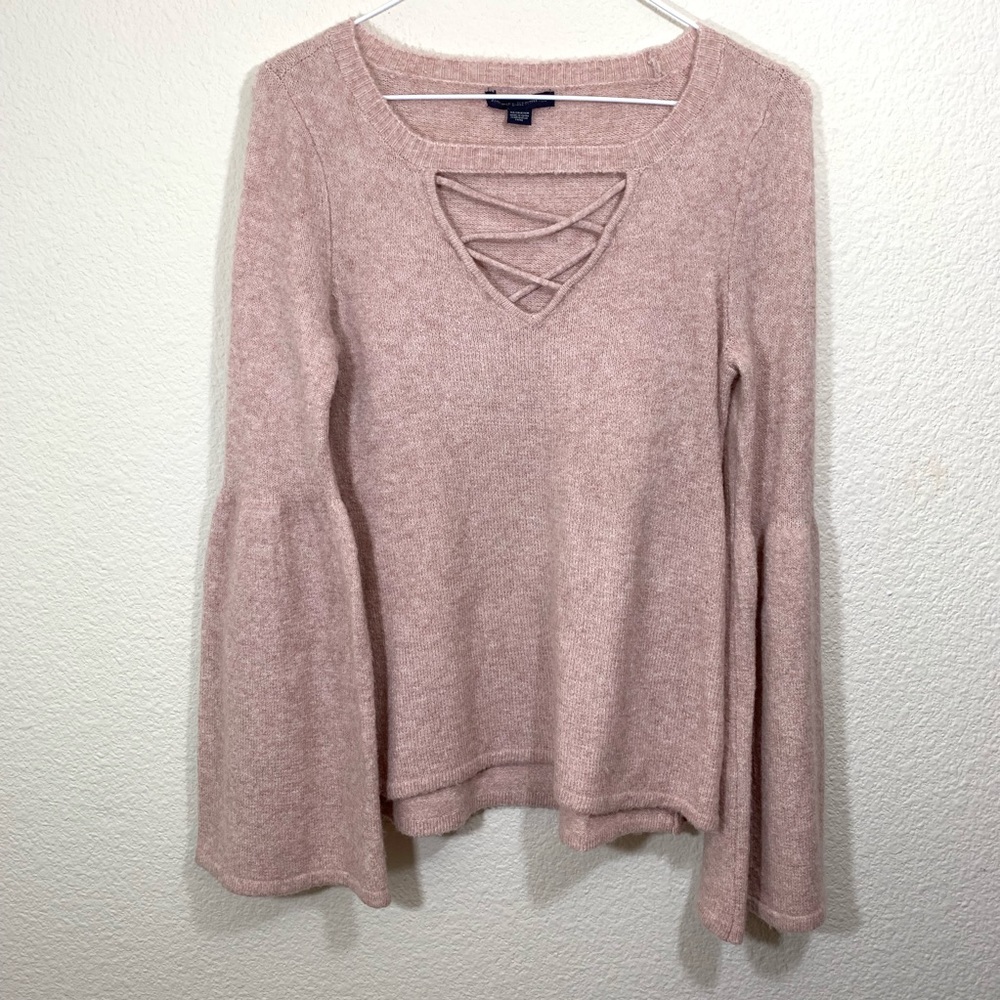American Eagle Light Dusty Pink Sweater